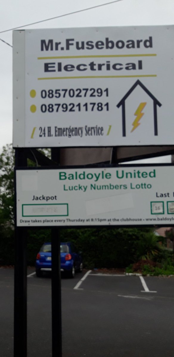 BaldoyleUtdLSL's tweet photo. Big thank you to Mr.Fuseboard for the new sponsorship. A local Baldoyle company looking after all your electrical needs no matter how big or small. Also offering a 24 hour service for any emergencies you may have. https://t.co/kQvXwCV6a4