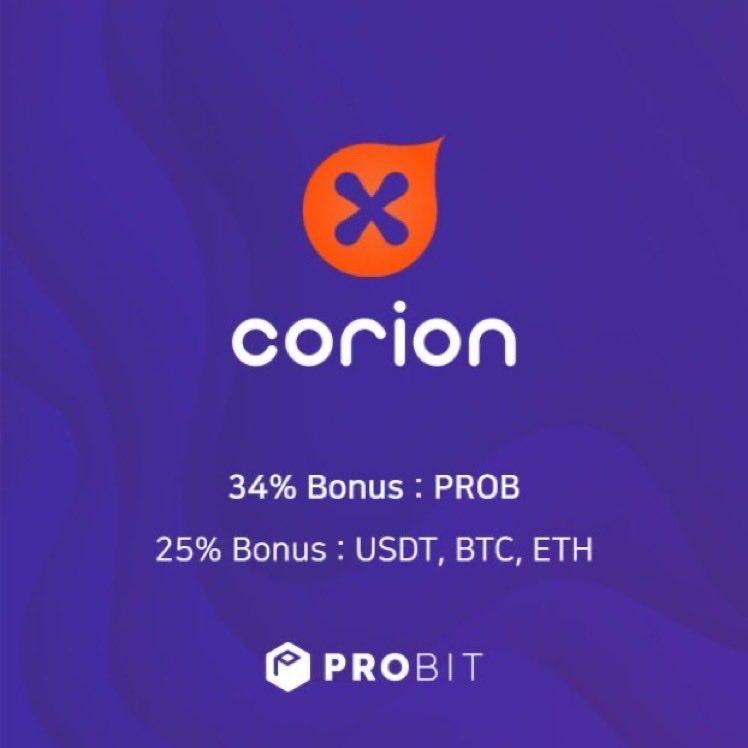 CorionPlatform's tweet photo. #CorionX #IEO is listed on @ICO_marks! Details: 👉 https://t.co/iEynKyDSFN with the one of the highest rating. Be a part the evolution of money with ##CorionX. $CORX #IEO on @ProBit_Exchange from 20th of July! #MoneyInTheRightDirection #MoneyEvolution #Education $CORX https://t.co/ov0L9Zect2