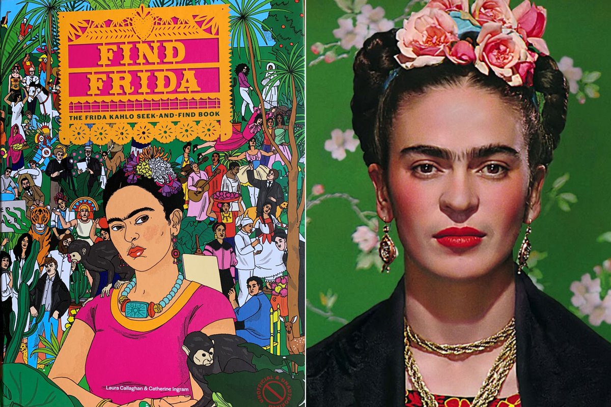 Find Frida, c'est un joli livre illustré qui rend hommage à Frida Kahlo bit.ly/2WtgtAS