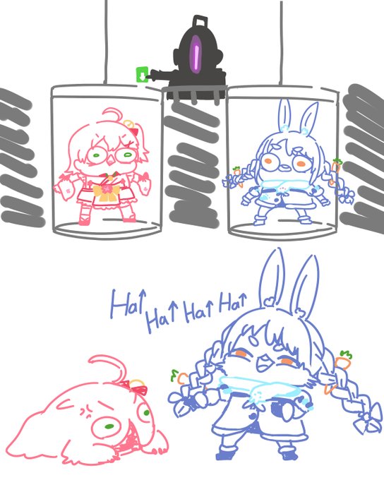 abyss
#兎田ぺこら
#さくらみこ 