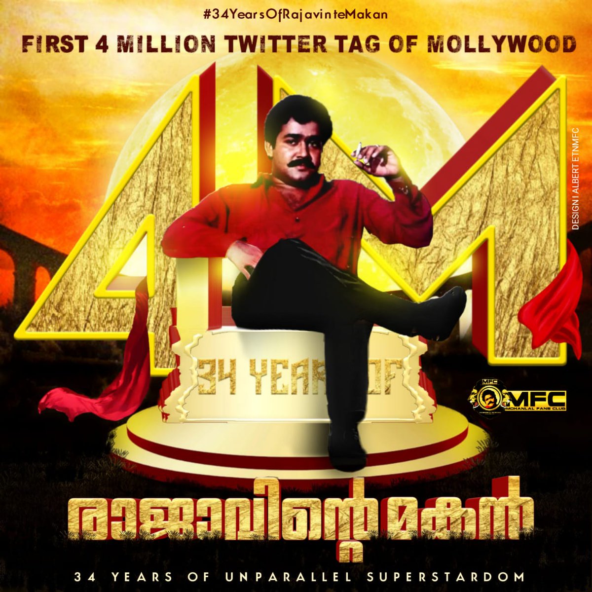 jyokichu's tweet photo. It's 4Million 🕺🕺🕺🕺

First time in Mollywood 😎😍

4M Tweets in 21hrs 18mins💪

#34YearsOfRajavinteMakan https://t.co/8AUtbiU14n