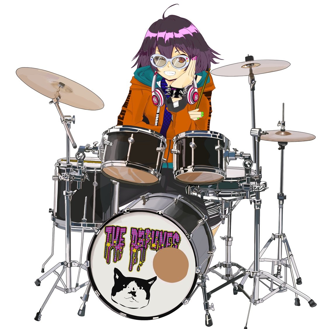 Laika2slip Comitia136 ドラムねぇさん ドラム描くのに6時間かかった Illustration イラスト好きと繋がりたい ドラム