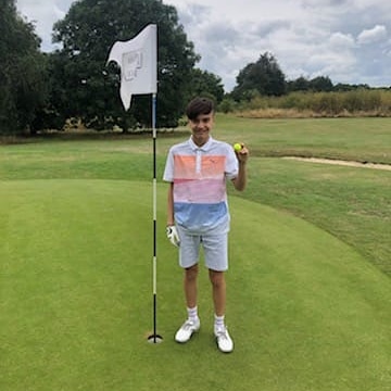 benson_james2's tweet photo. Got my first hole in one the other day pretty proud of myself https://t.co/M1F8Apenwo