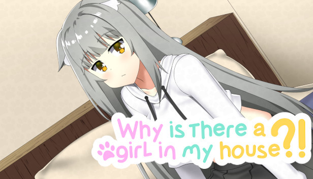 SteamAnimeGamer's tweet photo. [評論/Review] Why Is There A Girl In My House?!
#評論 #Review @betulasoft @TopHatStudiosEN #VN #catgirl 

極短篇貓娘百合小說。無中文，無碼成人內容。故事日常，一小時內可能就可以閱讀完畢，畫風與色情內容尚可。

商店頁面與評論 / @Steam Page with review:
https://t.co/MteE3DH3XE https://t.co/ozH4Xk4ZQb
