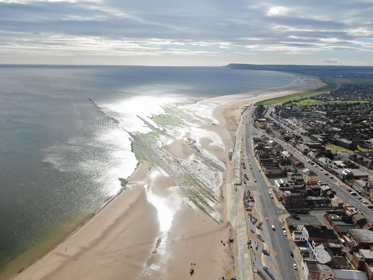 DronesPolice's tweet photo. Our drones were tasked with taking crime scene photos in Redcar this morning, near to the High Street. The beach was the perfect place to take off from. https://t.co/8mIGF5dB1o