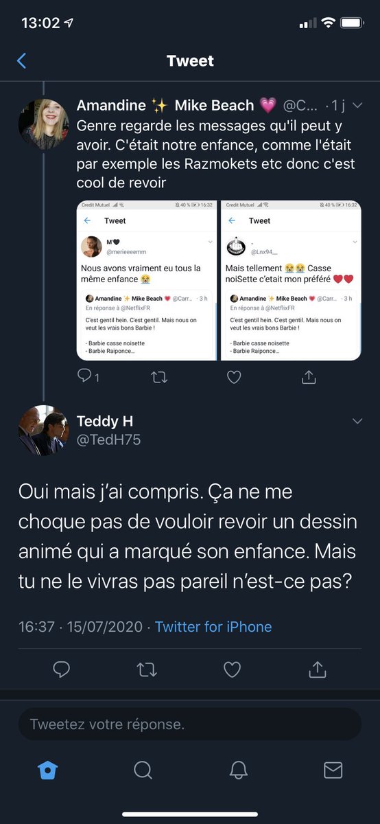 lornavrd's tweet photo. @TedH75 @nanasdu91 @Carreyland @NetflixFR Si t’as compris pourquoi t’ouvres encore ta gueule et te ridiculises encore plus ? https://t.co/gDKmGontQn