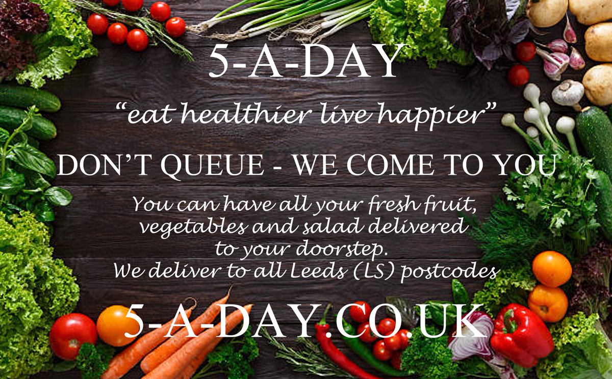 5Vegetable's tweet photo. NO Queue NO traffic NO hassle NO contact 🥑🥬🥝 fresh fruit and vegetables delivered to your door 🚪 🚚 #5-a-day #fruit #leeds #veg #mot #alaw #1point #delivery #noqueue #notraffic #melons #grapes #wedeliver #boxes https://t.co/WyMNP6yagp