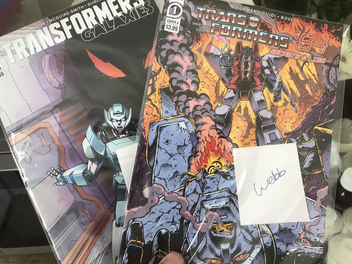 NathanWebb16's tweet photo. #Ffif not only is it @Hasbro #FansFirstFriday but I also managed to get to the comic store to pick up these gems @ComicIncredible https://t.co/2OyXuyUJxT