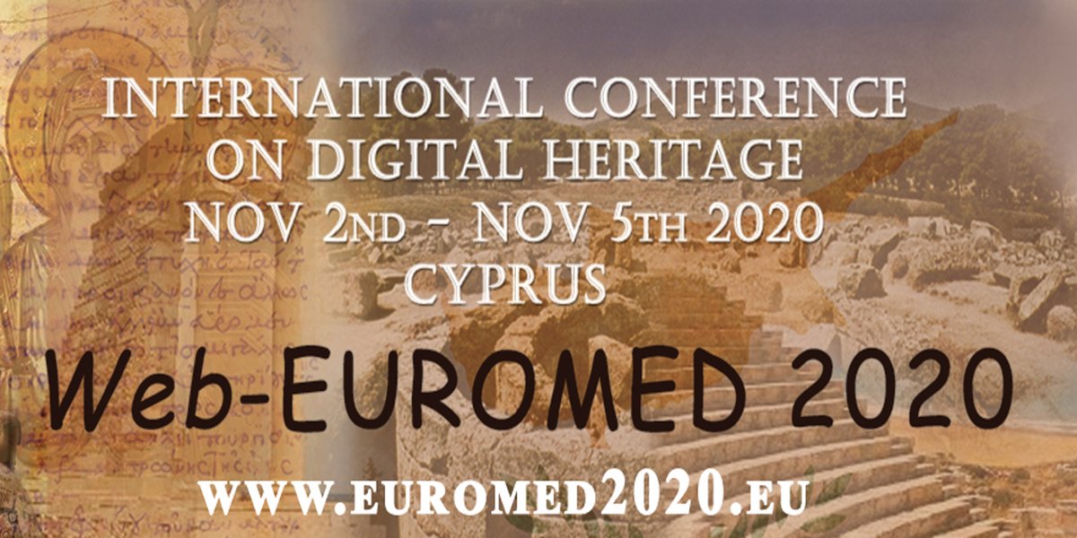 UNESCO_DCH_ERA's tweet photo. 📢Save the dates for the 1st 🇪🇺 web-conference on #DigitalHeritage: 2nd - 5th November 2020
✍️ Registration is mandatory, however is free of charge: https://t.co/uQsEhrjRA9
👉Call for📜https://t.co/SdPqfmOCph  until 15/9/2020 
#EuropeForCulture @digicultEU #ERA_Chair_Mnemosyne https://t.co/Fjt7u1TYME