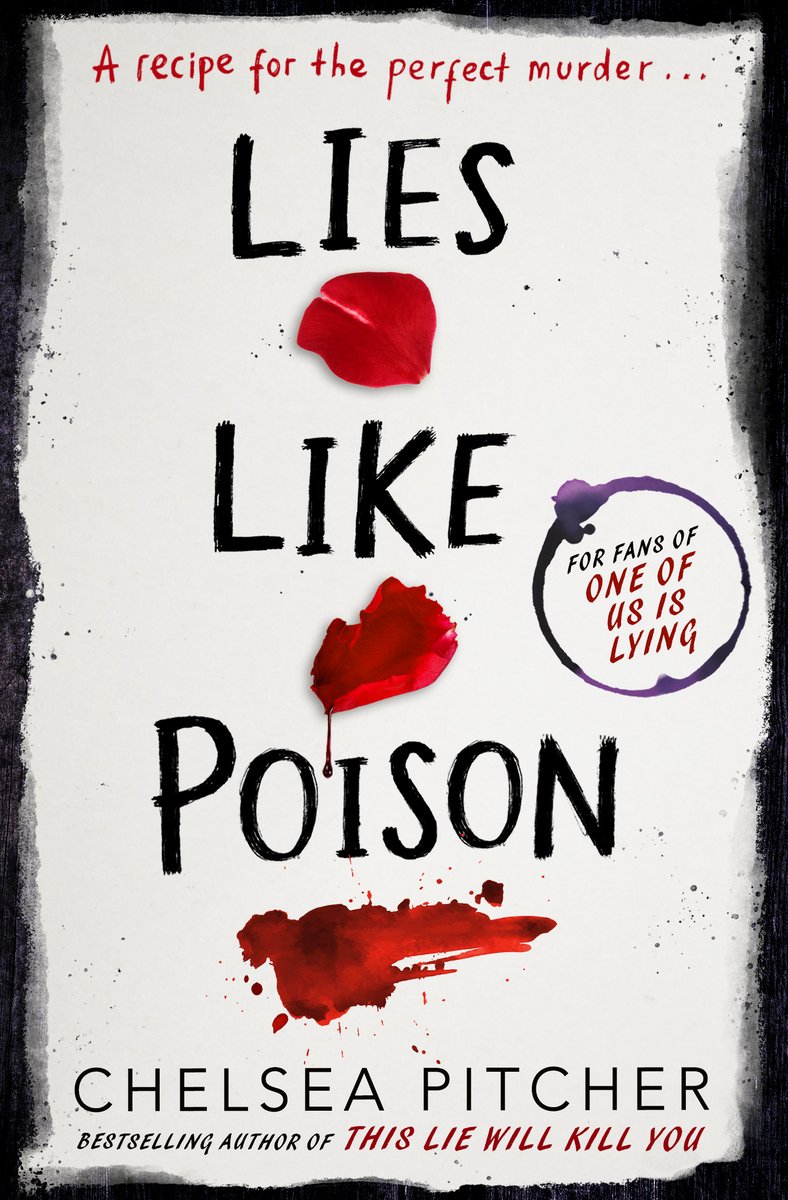 simonYAbooks's tweet photo. From the author of bestselling #ThisLieWillKillYou comes another unputdownable thriller about a group of friends who will do anything to protect each other. Even murder....
#LiesLikePoison by @Chelsea_Pitcher is now available for request on @NetGalley: https://t.co/GgmA8yb6ws https://t.co/IRLOnVYPmm
