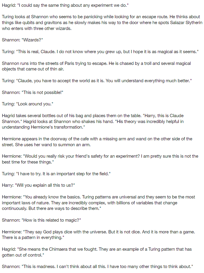 jonathanfly's tweet photo. @quasimondo I am so, so sorry. I could not resist adding a single sentence and watching this beautiful meeting between Alan Turing and Claude Shannon descend into madness. https://t.co/j0TXFPKyZE