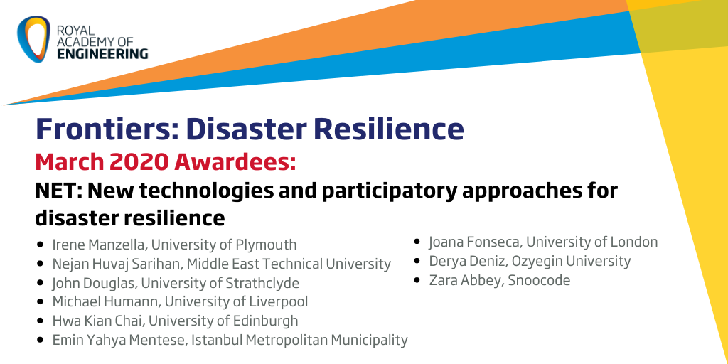 RAEngGlobal's tweet photo. This project will develop the trial application of citizen-science in relation to disasters by collecting data through social media and other channels. This approach consists of engaging communities to take part in those assessments through reporting and learning from the results https://t.co/J2rQqKBXFl