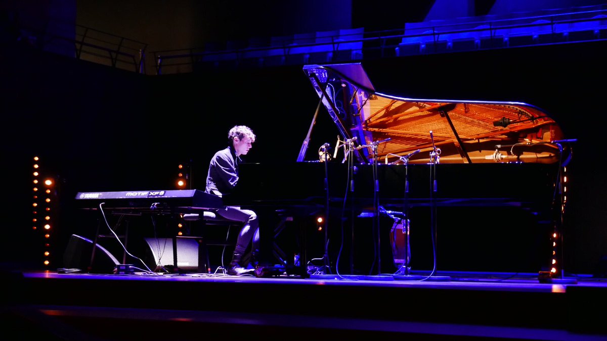 fratrist's tweet photo. it was an emotional night at @PhilharmonieLux. a giant thank you to the audience &amp; the promoters for making it happen, one step at a time 💜 
#pianoinspace
#bachtobasics 
#socialdistancing 
#dragonstyle https://t.co/gE9FYQtc6q