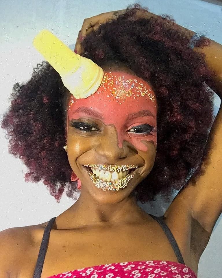 Jessy__flyyyyy's tweet photo. Oi pessoal, estou num Challenge de Makeup artístico, que é "7 dias 7 looks"... 
Então o look da Quarta-feira foi Sorvete/gelado... https://t.co/0UogWfT08W