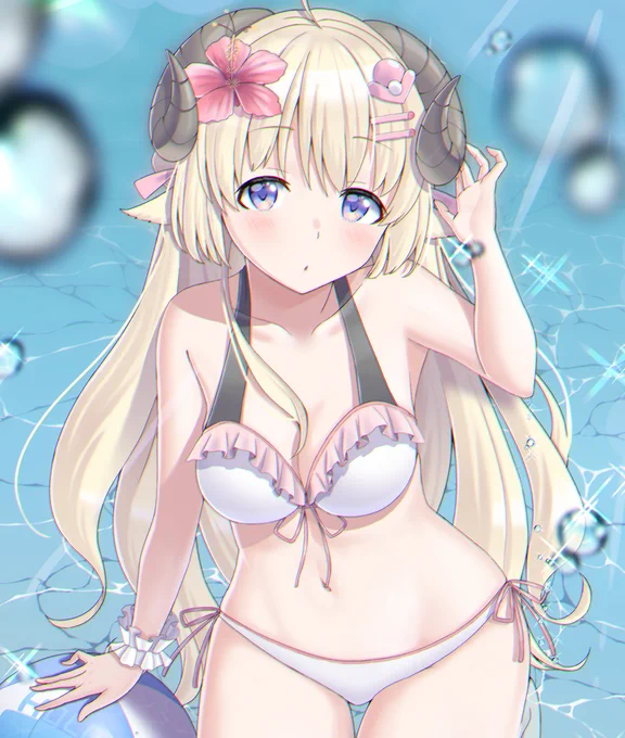 わためちゃん3D化おめでとー!!
水着わためちゃん描きました!
(再投稿すみませぬ...)
#つのまきあーと 