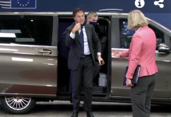 Rutte: Can’t believe his staff made him do this, it’s worse than that time they suggested a bike helmet. People need to take responsibility for themselves, and stop depending on sensible northerners like me to do the right thing
