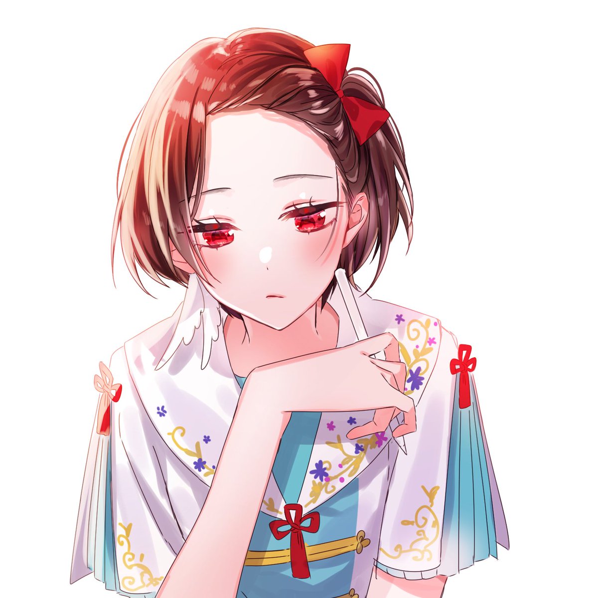 「ちょ? 」|月居ちよこ🍎のイラスト