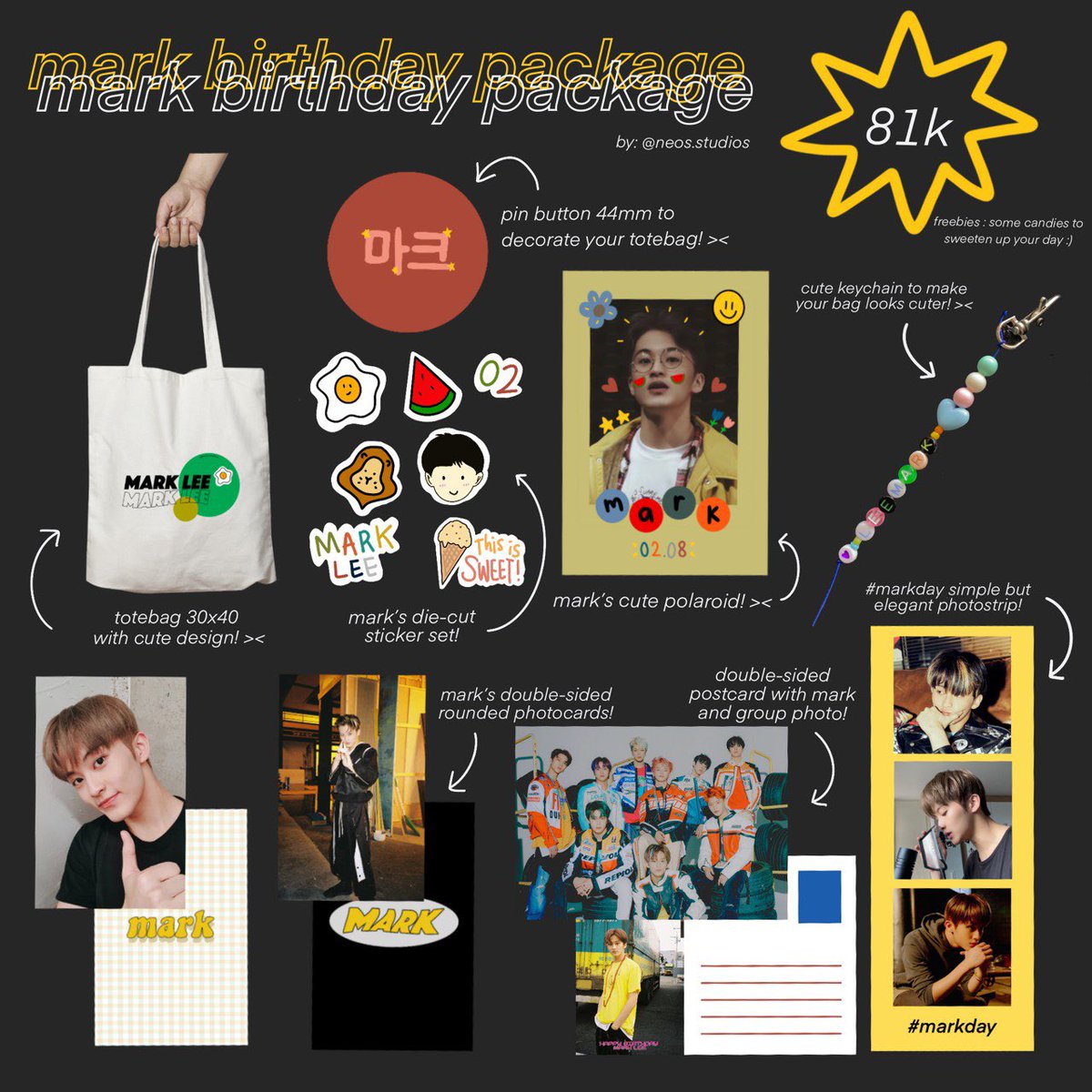 __k_studios's tweet photo. •neos studios's first project•

[OPEN PRE-ORDER]
Pre-Order: 19-30 Juli 2020
🍉MARK BIRTHDAY PACKAGE🍉 https://t.co/7r12bMOu2l