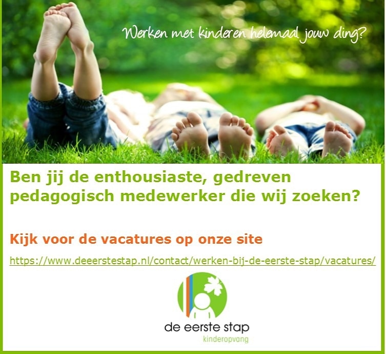 Werken met kinderen helemaal jouw ding? Kom bij ons werken! #vacature #pedagogischmedewerker #peuteropvang #buitenschoolseopvang #BSO #Wijchen #gemeentewijchen #gemeentegrave #ravenstein #gemeenteravenstein