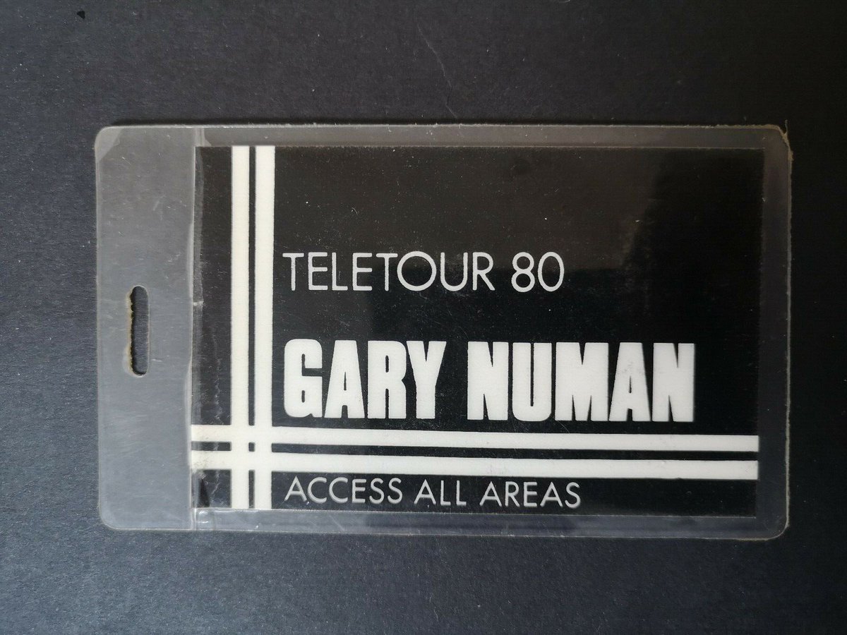 ShaneMoxey's tweet photo. TELETOUR 1980 Access All Areas Laminated Pass recently obtained https://t.co/D4CBUi9gjx