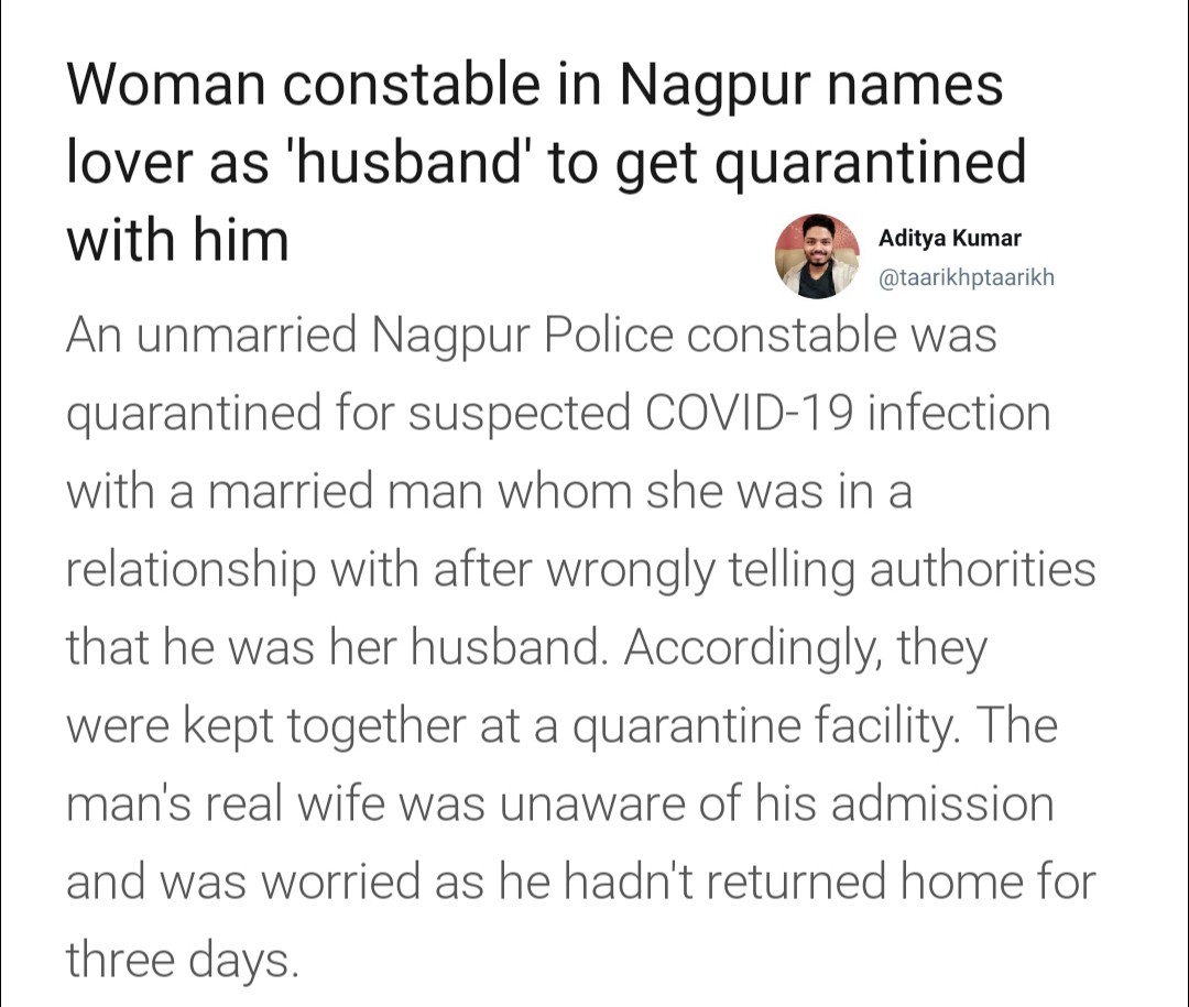 aaaditya24's tweet photo. If this news doesn't bring a smile on your face, ghanta divorce lawyer ho tum! https://t.co/Cs9flqqwII