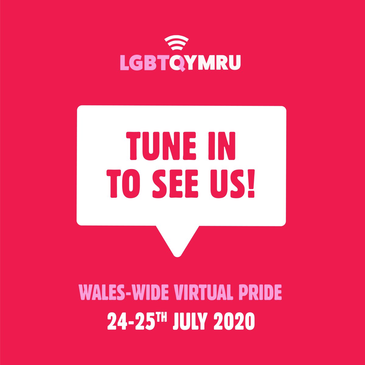 Don't forget to tune into the #WalesWideVirtualPride next weekend! Members of our group have contributed to a number of the sets over the entire course of the event! Keep an eye out for us whilst also enjoying everyone else, just binge the whole thing! See you all then!