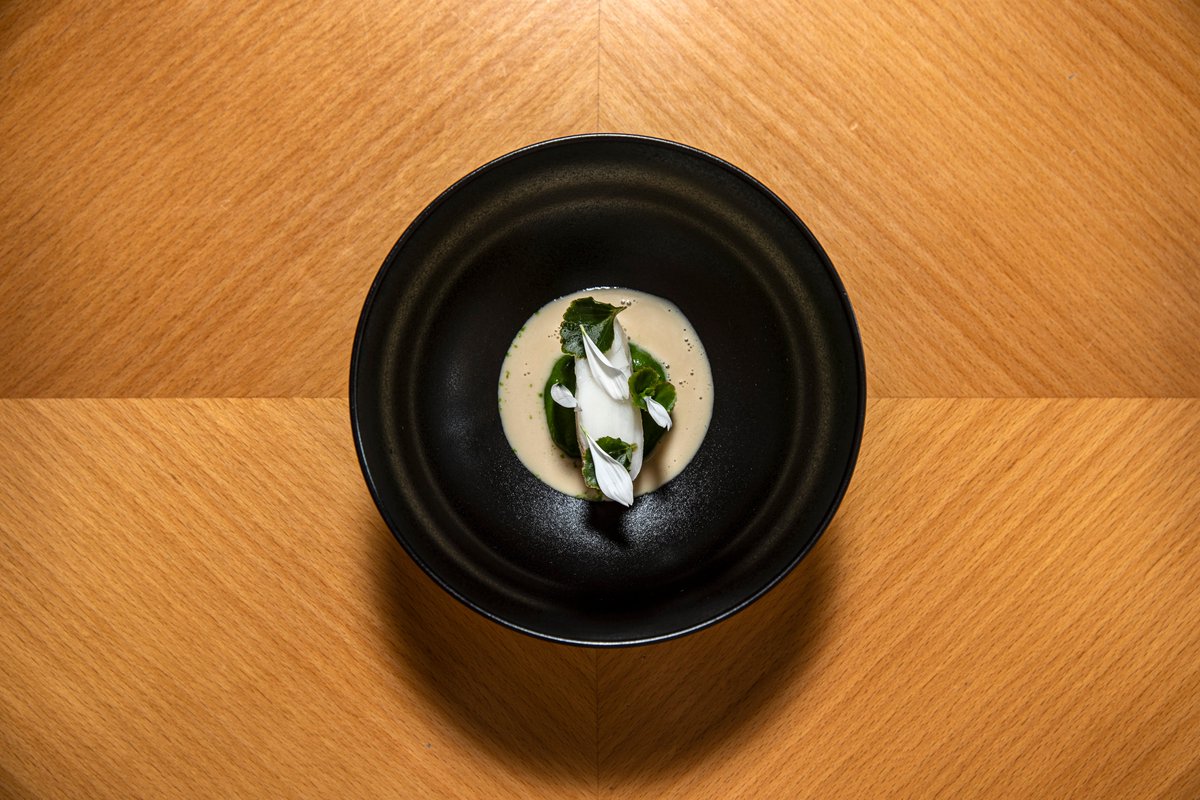 fieldrestaurant's tweet photo. Sturgeon, kohlrabi, wild garlic, begonia

credit Dereck Hard/Red Bull https://t.co/NIfUEVzyXV