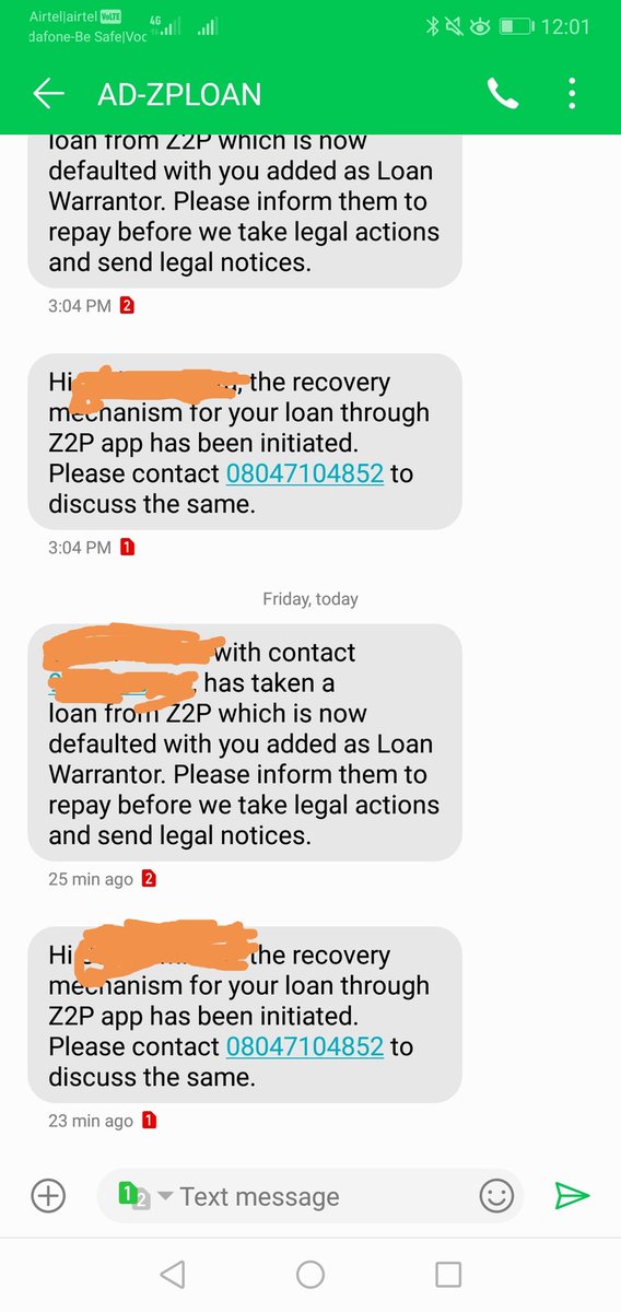 isudhir1st's tweet photo. Again #Z2P Loan App started harassing public.. Government must take strict action against it..
#SaveThem #OperationHaftaVasooli
@PMOIndia @nsitharamanoffc @AnilSinghvi_ @RBI @ianuragthakur @DasShaktikanta
@Pravinkks @MumbaiPolice @FinMinIndia @narendramodi @AmitShah @CNBC_Awaaz https://t.co/sB22WGVg6X