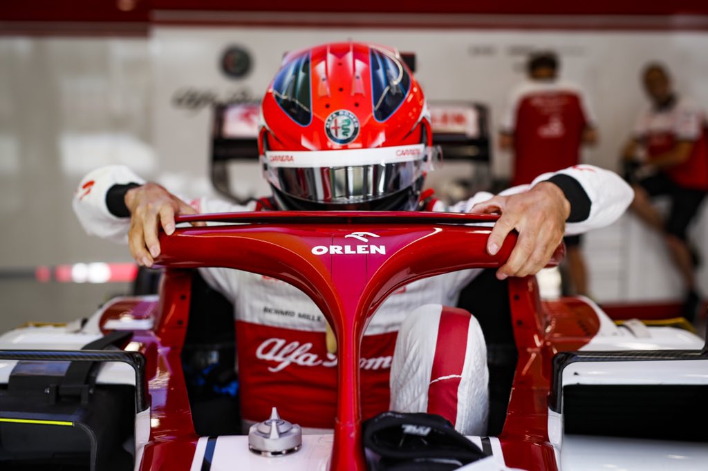audif1_'s tweet photo. He did last Friday. 
He’ll do it today again! 
🏎💨

#RobertKubica #FP1 #HungarianGP https://t.co/n1kmJcRJUo