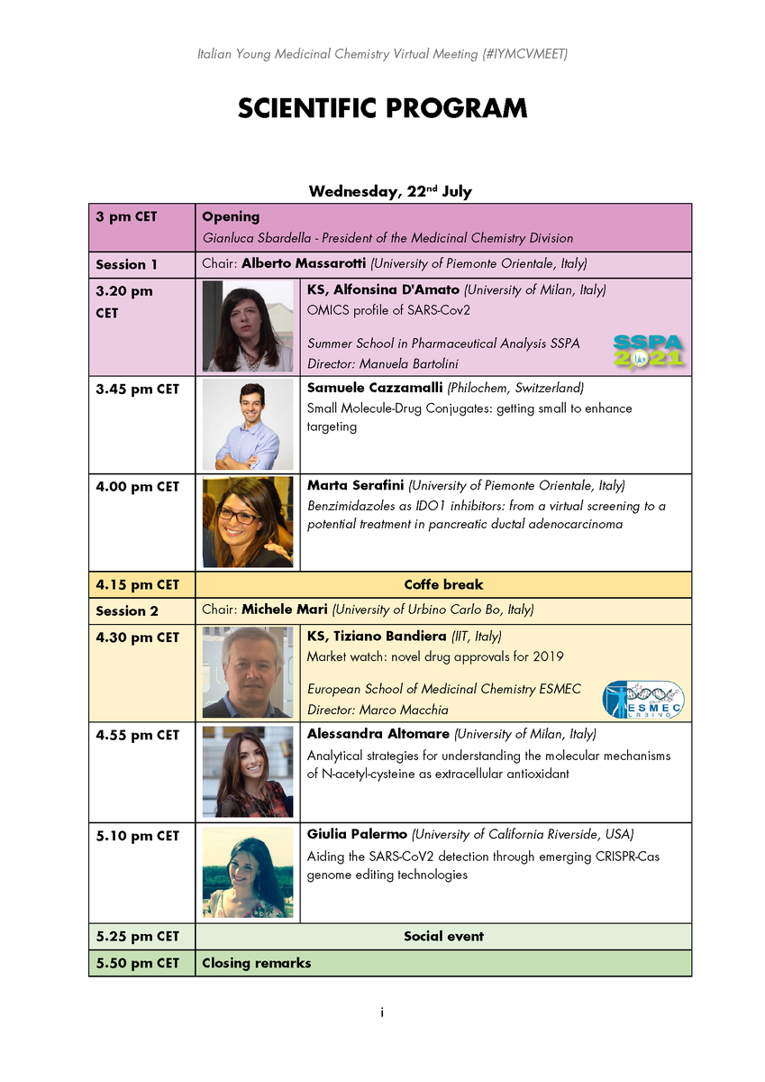 DCFSCI's tweet photo. Looking forward to "meeting" you at #IYMCVMEET on Wednesday!

Find out more and register here: https://t.co/9mjKUNTITS

@DCFSCI @EuroMedChem
 #medchem #compchem #computational #analytical #synthesis #ChemTwitter #RealTimeChem 
@YoungSciNet @MedChemNews @ChemMedChem https://t.co/o7wtL6rLof