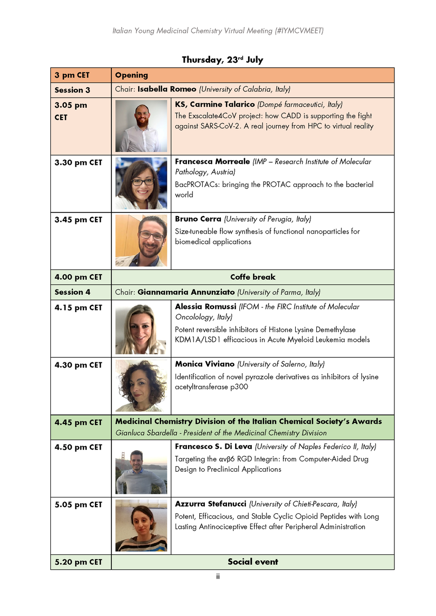 DCFSCI's tweet photo. Looking forward to "meeting" you at #IYMCVMEET on Wednesday!

Find out more and register here: https://t.co/9mjKUNTITS

@DCFSCI @EuroMedChem
 #medchem #compchem #computational #analytical #synthesis #ChemTwitter #RealTimeChem 
@YoungSciNet @MedChemNews @ChemMedChem https://t.co/o7wtL6rLof