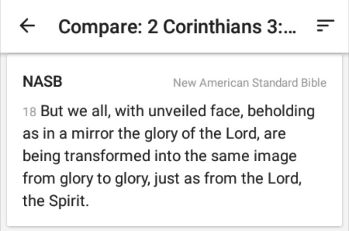 10/Until you see it, you can't live it. 2 Cor.3:18 tells us that as we behold the glory of God, we're transformed into that same image. That means, everytime you study the Word, you shouldn't just read or cram scriptures; you should see yourself in the scriptures that you read.