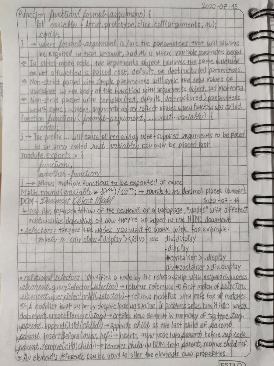 KahHilzinger's tweet photo. Day 31, dived into DOM manipulation, noticed this-naming-style is called kebab-case, is now hungry at 2 a.m., welp! #100DaysOfCode https://t.co/0VYM7bRomP