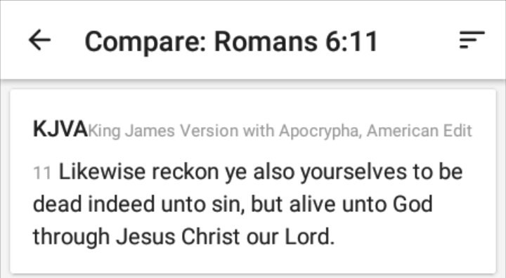 16/This is what Paul was telling us in Romans 6:4 when he said we should reckon ourselves dead to sin. He was telling us that now that we're in Christ, sin is not apart of our nature so we should make that reconciliation and take it out of our "account". Until you make that...