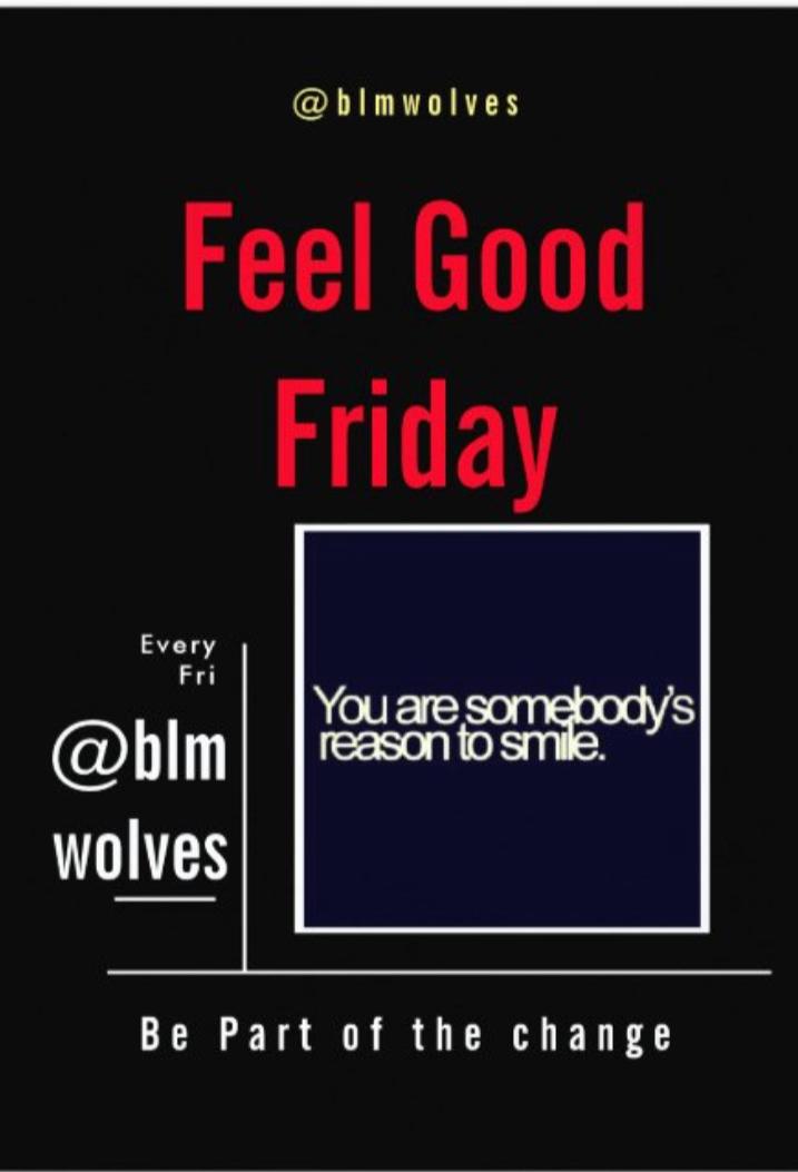 blmwolves's tweet photo. Good Morning ✊🏿✊🏾✊🏽✊🏼✊🏻✊
Today is #FeelGoodFriday and we want to start by sharing some of the great things that prove and reinforce why Black Lives Still Truly Matter.
Which is your favourite?
❤️🧡💛💚💙💜🖤🤍🤎
#Friday
#BlackLivesMatter
#BLM
#blmwolves
🖤 #OneLove https://t.co/tDQDTpiERC