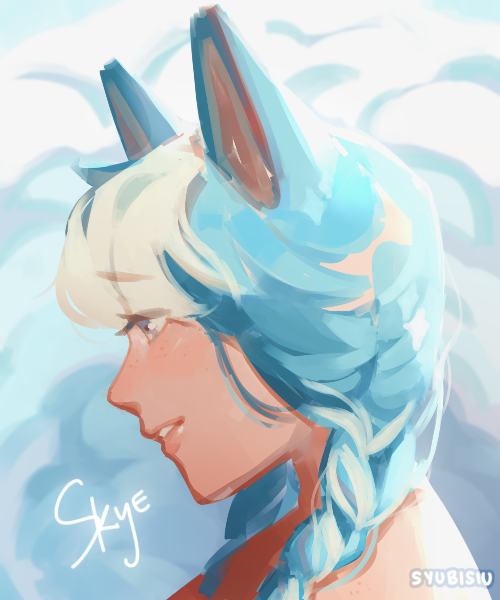 reii7an's tweet photo. painted skye ☁️#animalcrossing https://t.co/vsVBS98XYA