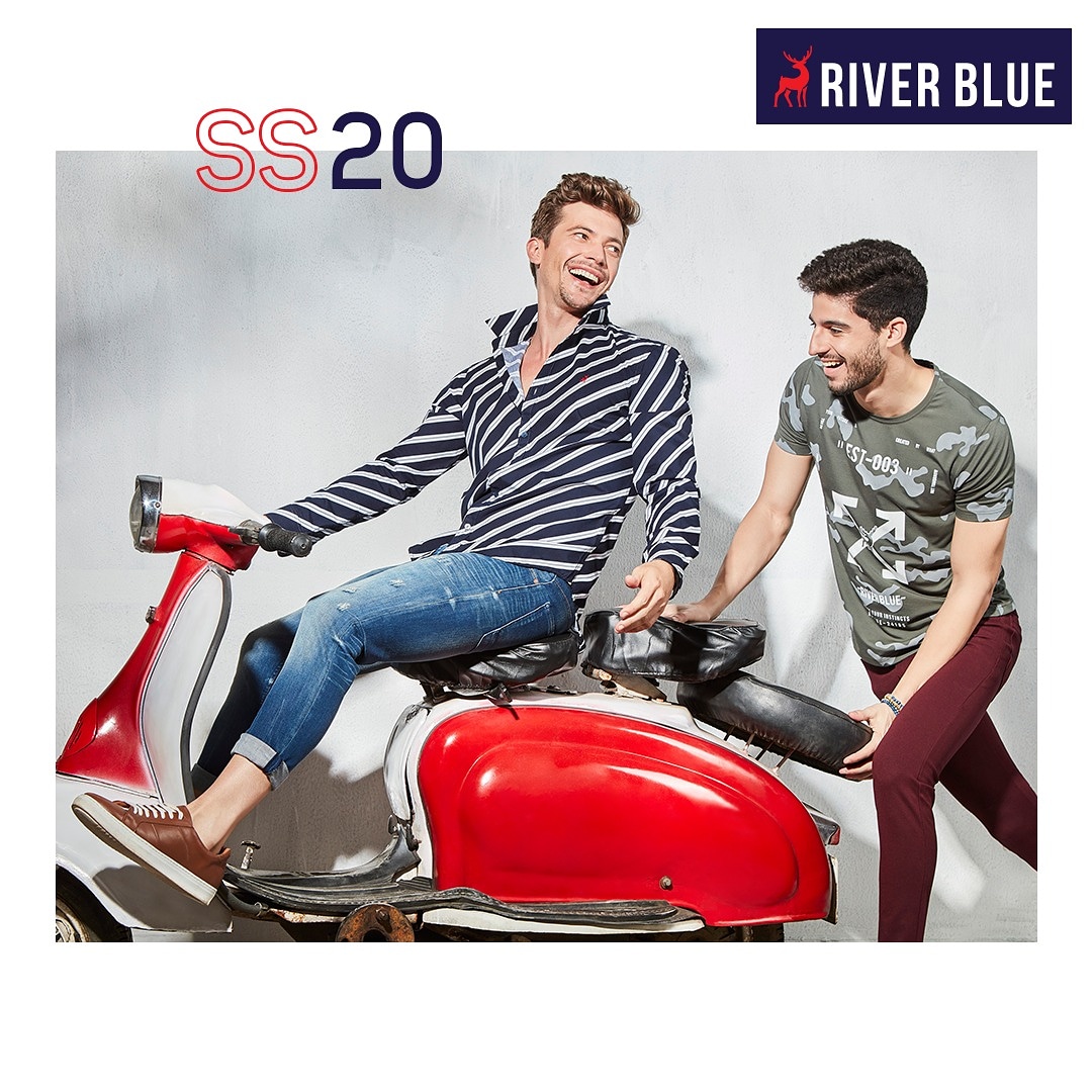 RiverBlueIndia's tweet photo. Ride through the new season in style!

Head to our nearest store NOW and if you can't, drop a message and get shopping on our WhatsApp number - +919819593259

#RiverBlue #SeasonCollection #StyleTogether https://t.co/HdmHvTyCsx