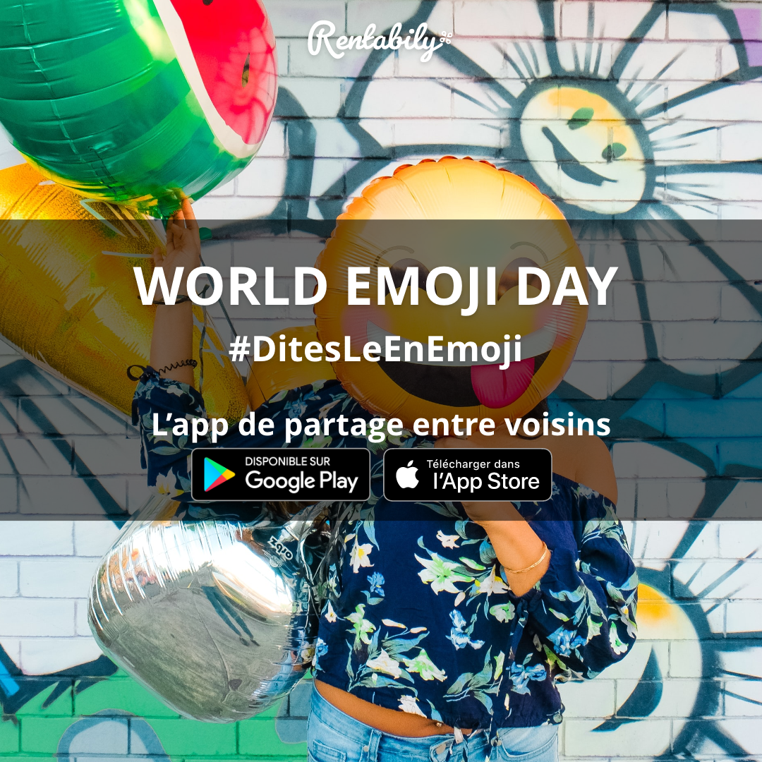 rentabily's tweet photo. #worldemojiday2020 Dites-le avec des Emojis 😉🙂🤗 !
Chez Rentabily et de par nos valeurs que sont l’environnement, l’entraide et la solidarité, nos Emojis « coup de cœur » sont : 📱♻🌍 🤝💙
#Rentabily #Donnez #Prêtez #Louez #Solidarité #Voisins #Amis  #savetheplanet https://t.co/sZBDGq1TzN