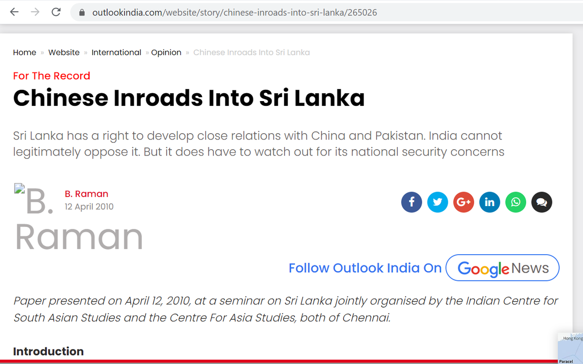 Second, NeighborhoodIf only Mr.  @RahulGandhi's 'milk and honey days with neighborhood' under Congress were true!Truth: Sri Lanka gave a port to China while Congress was in power. In fact, a UPA left such a legacy that Chinese submarines were docking in Sri Lankan ports! 5/10