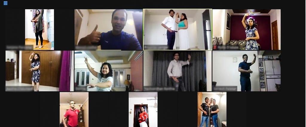 #onlinedanceclass can be good #fun as well ! #synchronouslearning #latinballroom #livetodance