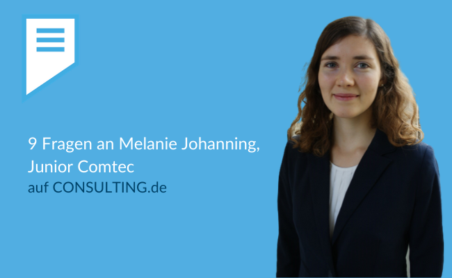 _consultingDE's tweet photo. Neun Fragen an die studentische Unternehmensberaterin Melanie Johanning von @juniorcomtec aus #Darmstadt #dasorginal von der @TUDarmstadt #femaleempowerment #WomeninBusiness #womeninconsulting https://t.co/RjG4Hwfhgo