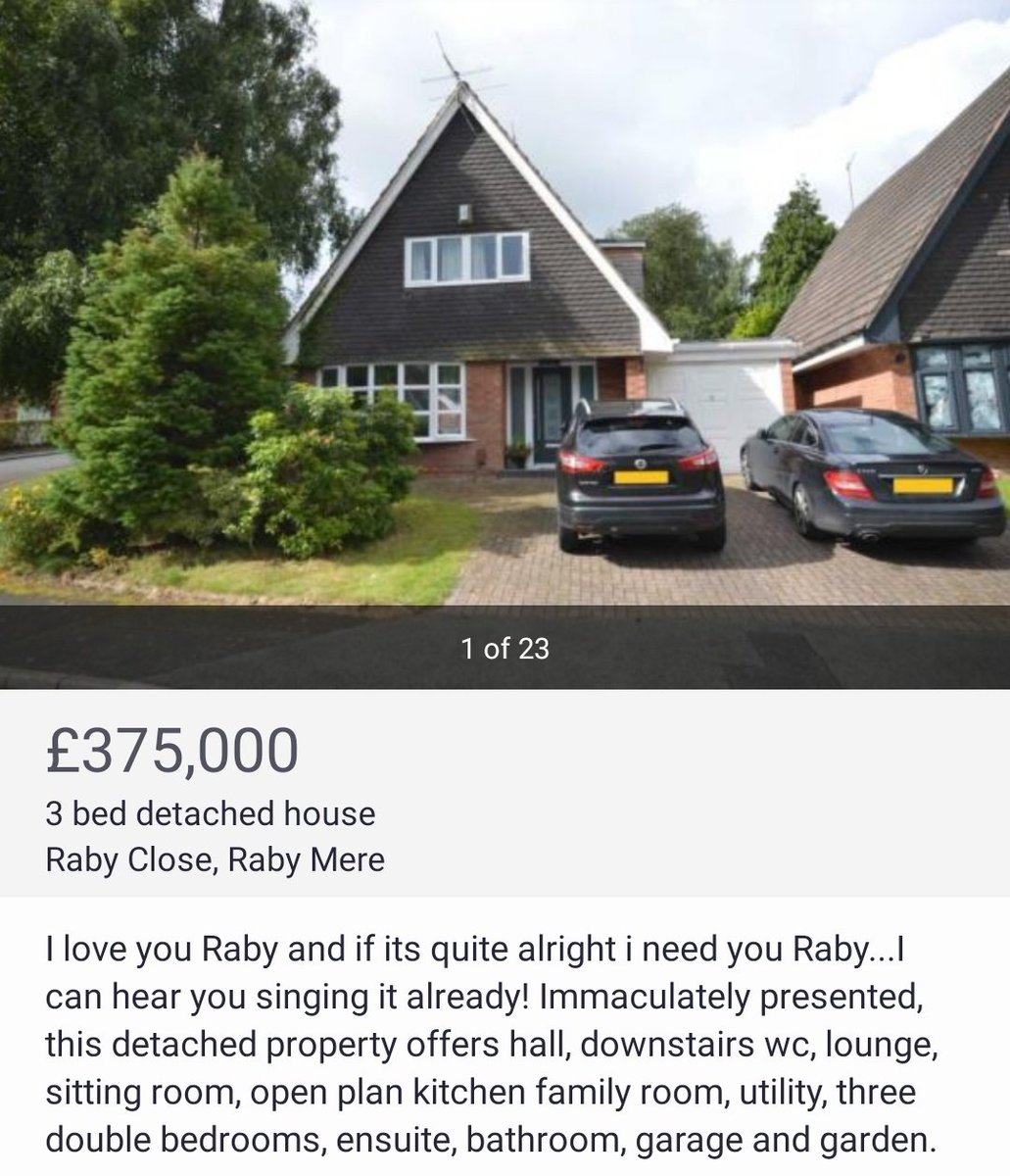 An Estate Agent by me is writing tenuous Alan Partridge-style one-liners about the road names of its properties and I've honestly got all the time in the world for it.