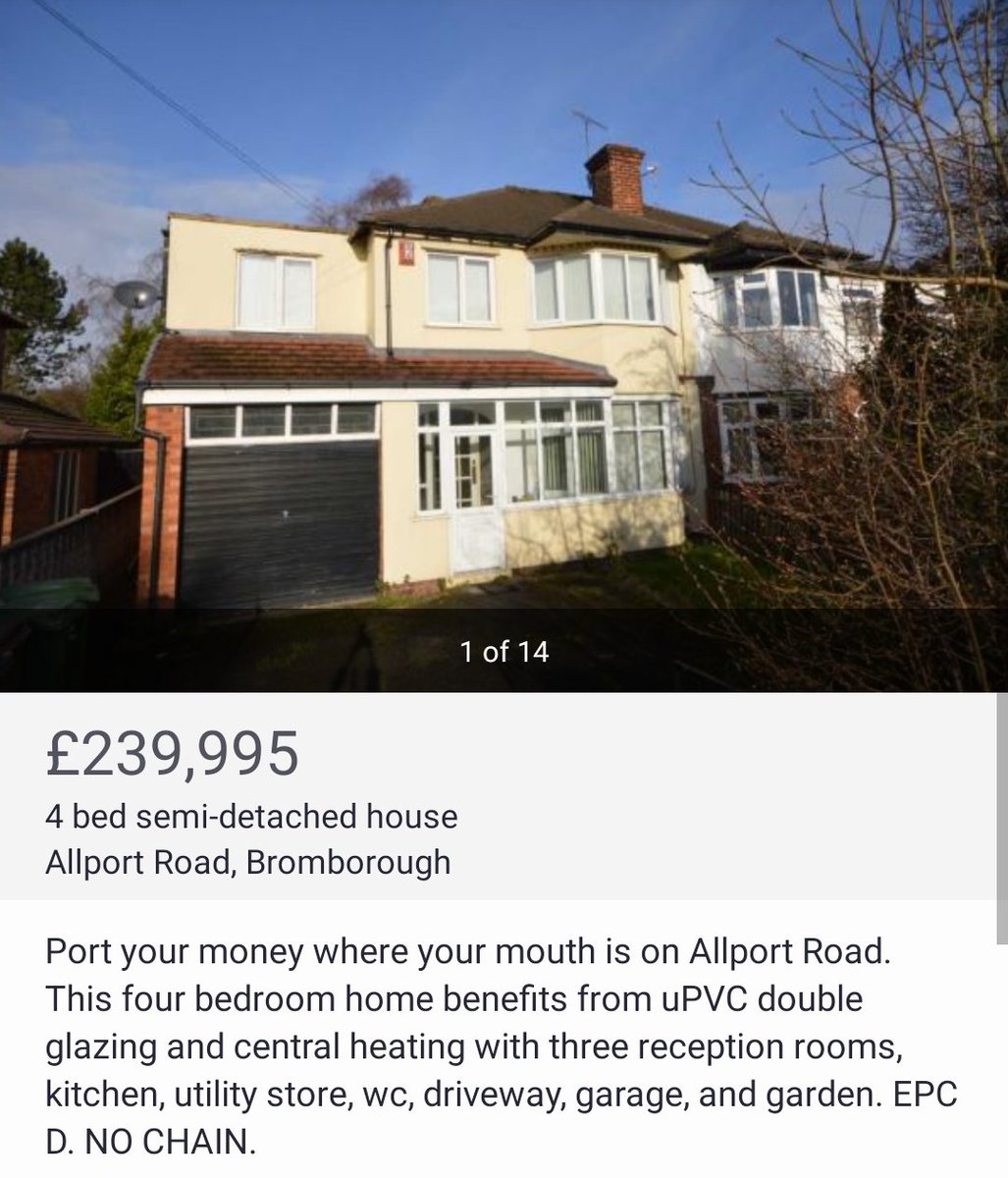 An Estate Agent by me is writing tenuous Alan Partridge-style one-liners about the road names of its properties and I've honestly got all the time in the world for it.