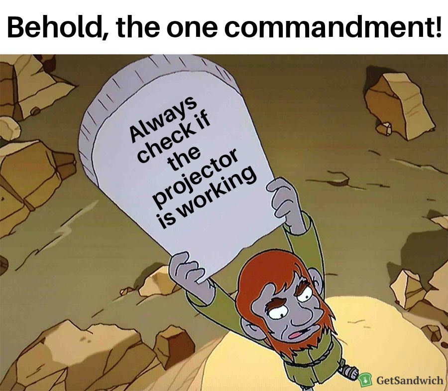GetSandwich's tweet photo. Thou shall not forget 
.
.
.
.
.
#presentationskills #publicspeaking #coaching #toastmasters #confidence #leadership #presentation #powerpoint #meme https://t.co/v9v7ThltsD