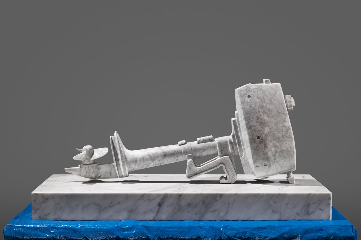 Sutton's tweet photo. Congrats to this year’s #SovereignAsianArtPrize winners Alex Seton of Australia, @sabaqizilbash of Pakistan and Made Wiguna Valasara of Indonesia! #AlexSeton is named winner of the Grand Prize and will receive US$30,000 for his marble sculpture ‘Oilstone 05_Corrosion (2019)’. https://t.co/fwoPIz1wrD