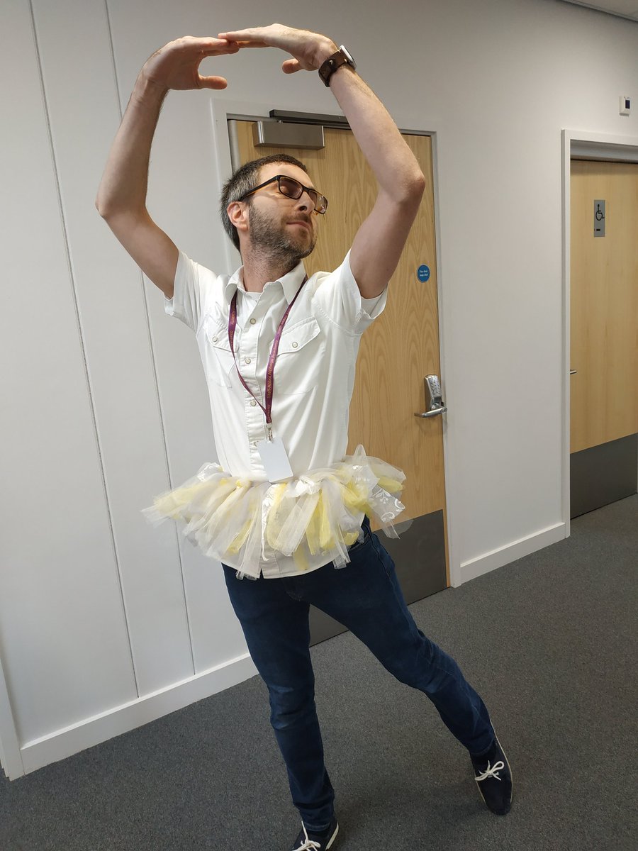 Great that our teachers take non uniform day seriously. Here is Mr Samuel in a tutu!