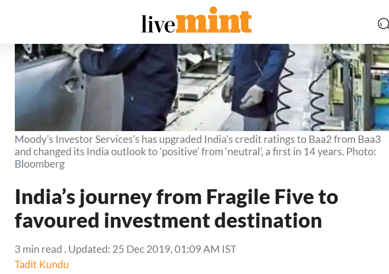 Third, Economy. Mr.  @RahulGandhi's assertion that economy was somehow wonderful in UPA years is a claim which even his dedicated cadre in English speaking Delhi media would not believe! Since Mr. Gandhi loves quoting news headline screenshots, here are some for him. 7/10