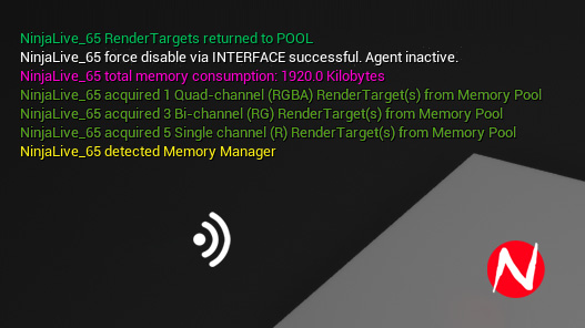 FluidNinjaLIVE's tweet image. Dev.status: @FluidNinjaLIVE remote control INTERFACE done. Game events / agents could control the fluid sim. 

On the shot, bottom up: (1) Ninja acquires memory from pool, (2) being disabled by a remote agent, (3) returns memory to the pool.
#FluidNinja #UnrealEngine #Interface