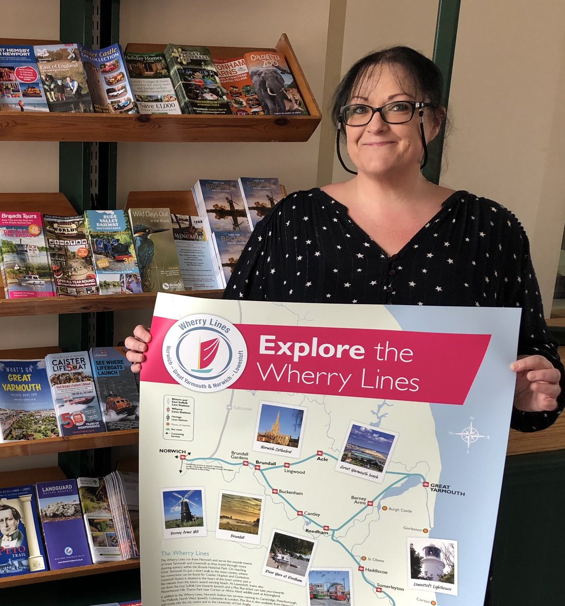 WherryLines's tweet photo. We are delighted to announce that from Mon 20 July in conjunction with @LowestoftCentr1 we are opening a new large-scale Tourist Information Office at @greateranglia #Lowestoft Station #CommunityRail more info: https://t.co/VqC7QJhKSX https://t.co/1r6oRVhCSm