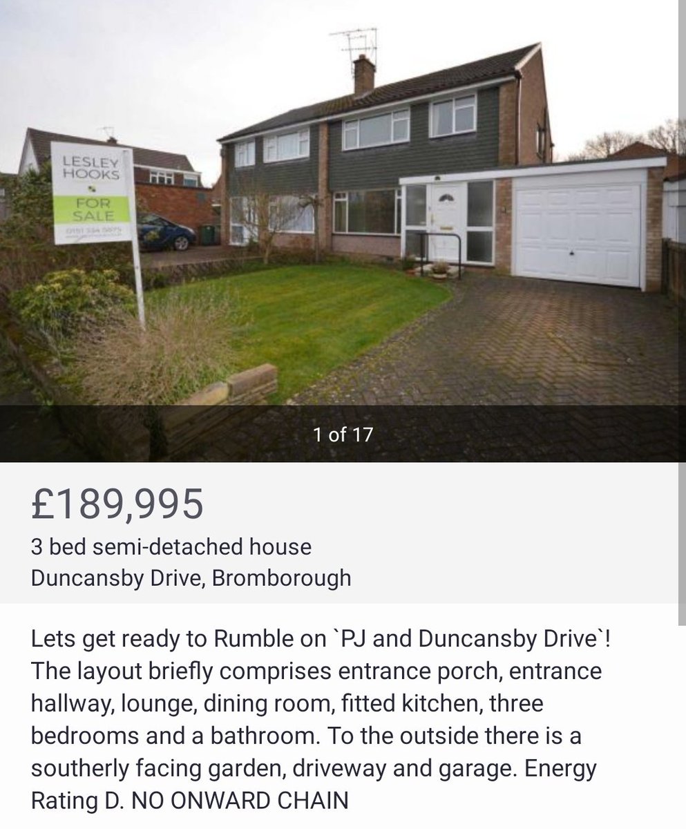 An Estate Agent by me is writing tenuous Alan Partridge-style one-liners about the road names of its properties and I've honestly got all the time in the world for it.